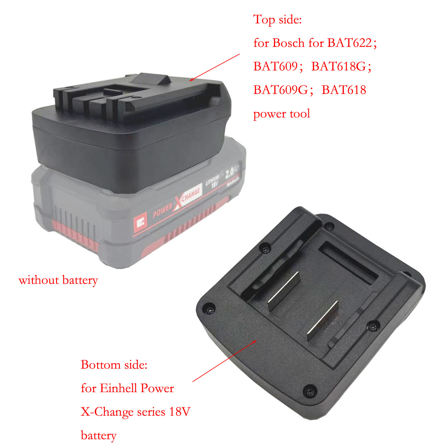 Power Xchange Tools - Conversor de adaptador de bateria para