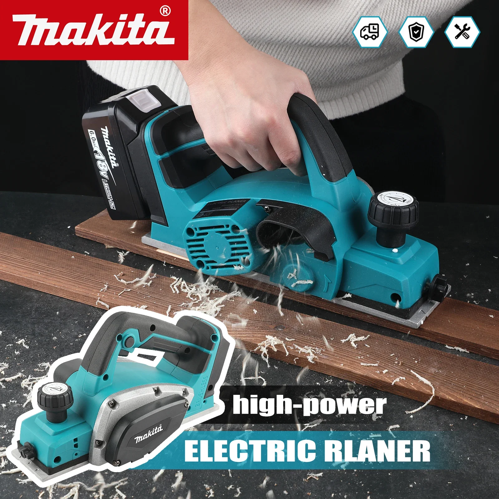 DKP180: plaina elétrica sem es - Planer Handheld Electric avaliação e preço