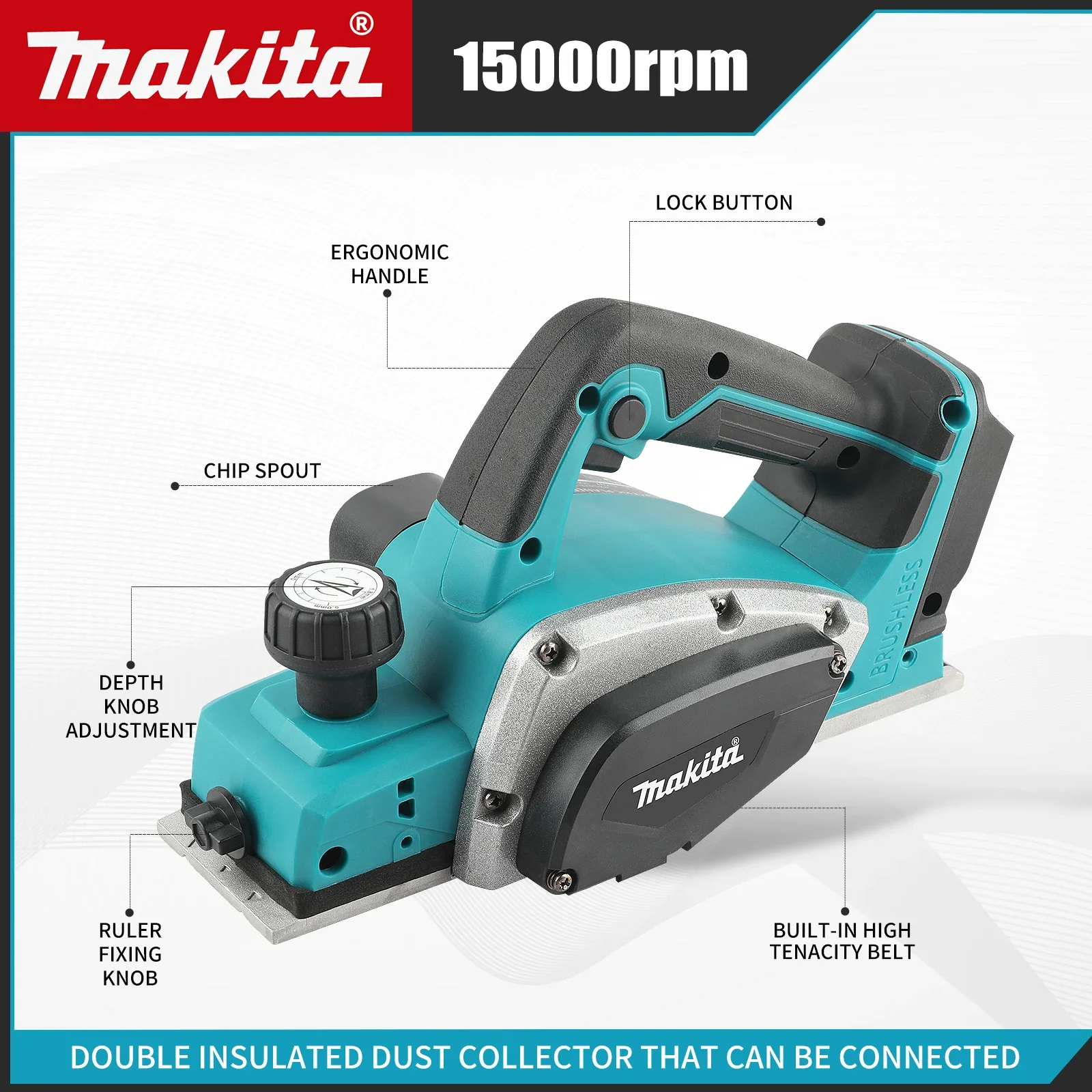 DKP180: plaina elétrica sem es - Planer Handheld Electric avaliação e preço