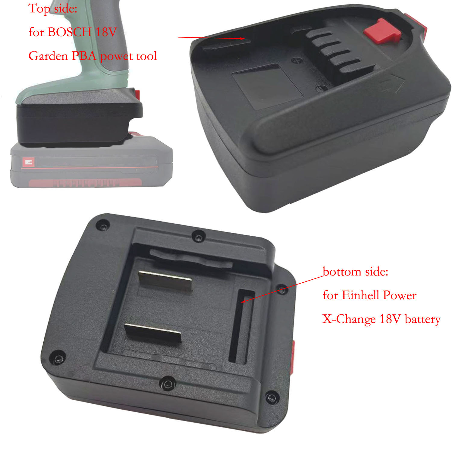 1pc adaptador de bateria conve - Power Xchange Tools avaliação e preço