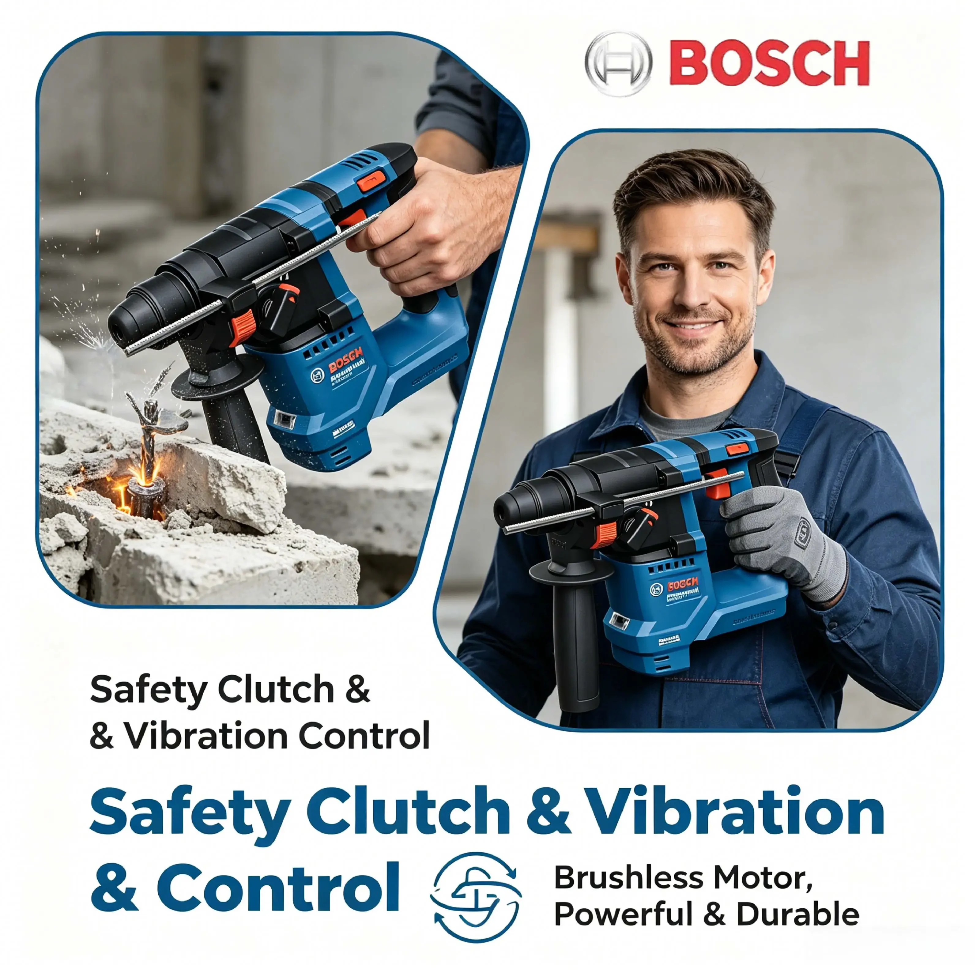Martelo Rotativo Sem Fio Bosch - Power Tools Professional avaliação e preço