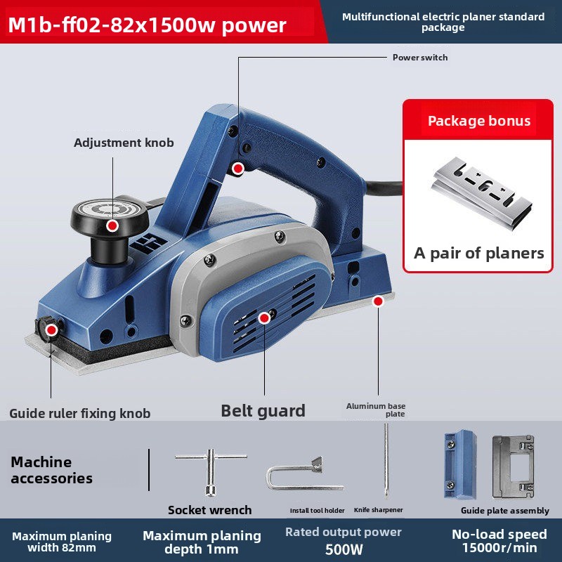 Plaina Elétrica Portátil de 50 - Planer Handheld Electric avaliação e preço
